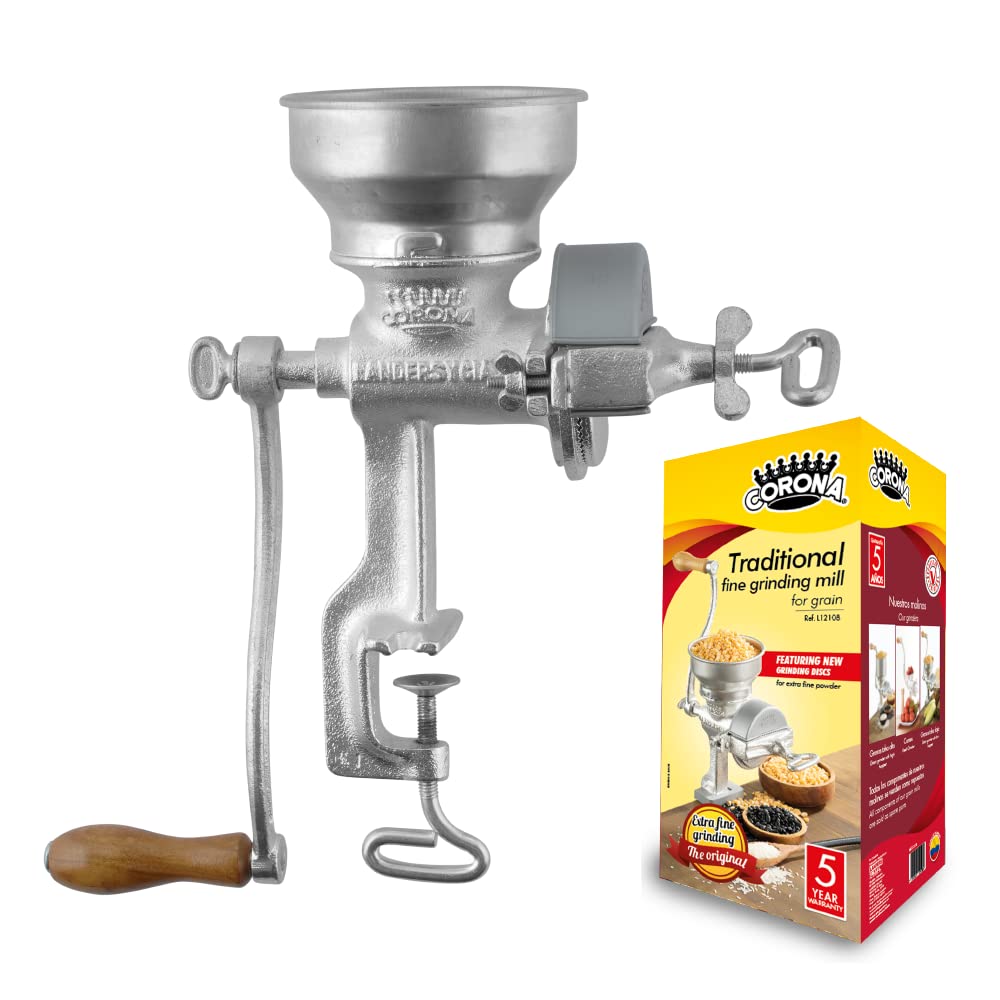 Foto 8 pulgar | Molinillo De Maíz Grain Mill Corona Manual Con Tolva Baja De Hierro Fundido - Venta Internacional.