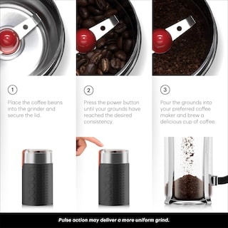 Foto 3 | Molinillo De Café Eléctrico Bodum Bistro Black - Venta Internacional.