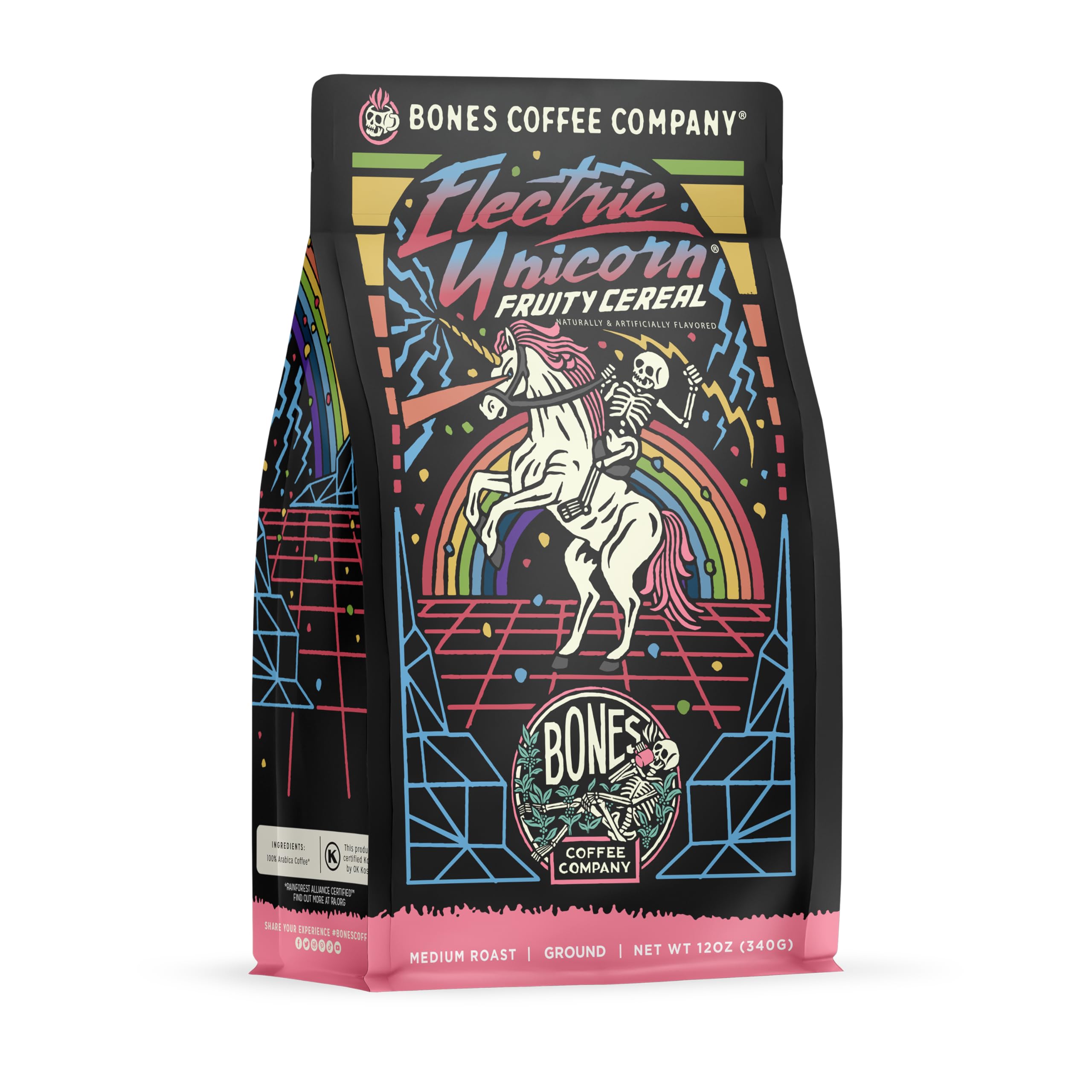 Foto 2 pulgar | Unicornio Eléctrico Coffee Bones Coffee Company  340 Ml  Molido - Venta Internacional.