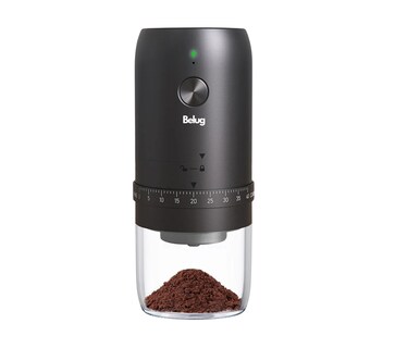 Foto 1 | Molino De Café Eléctrico Recargable 1800mah Grosor Ajustable Negro