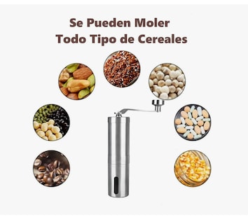 Foto 4 | Molino Para Cafe Manual Molinillo De Cafe Acero Inoxidable