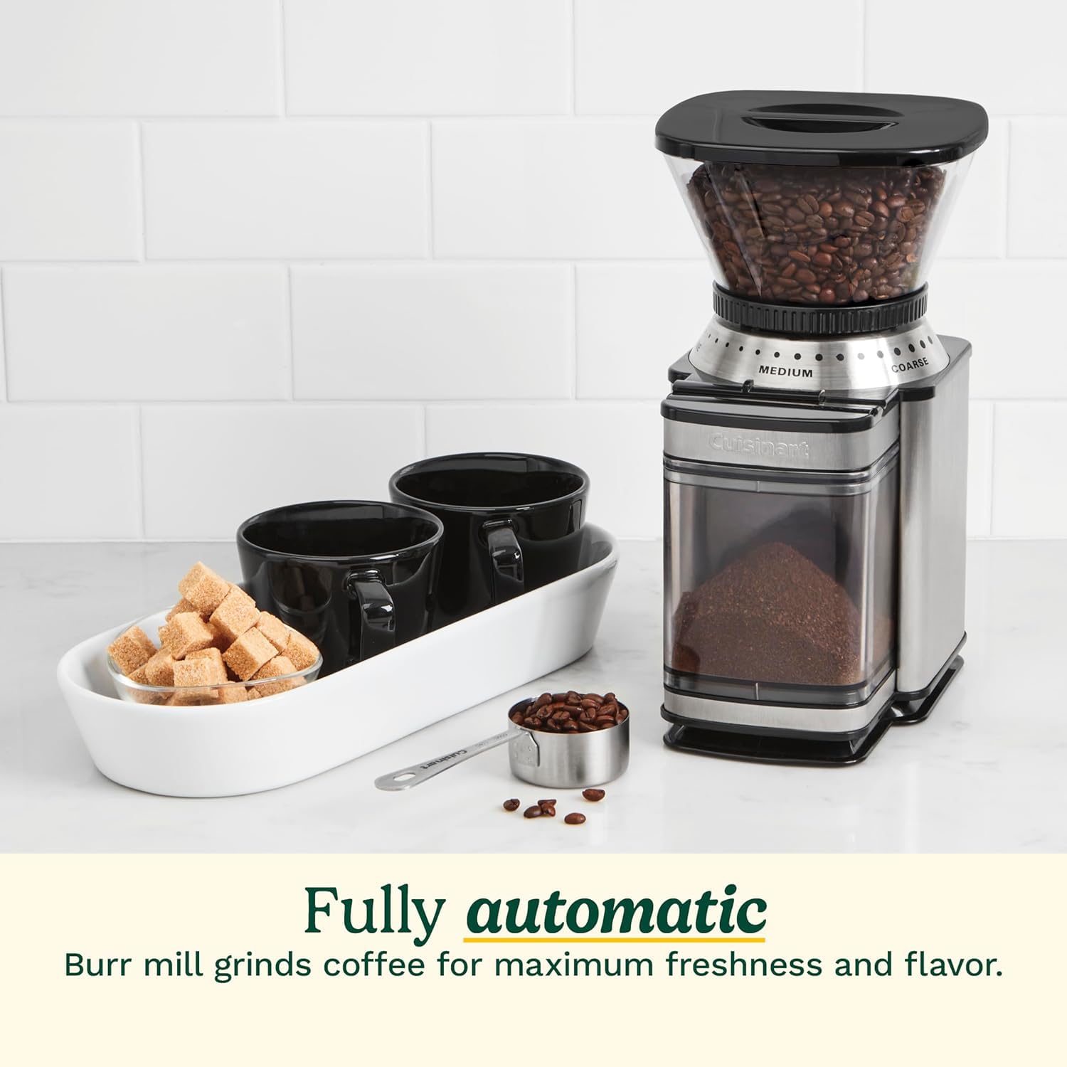 Foto 4 pulgar | Molinillo De Café Cuisinart Supreme Grind Burr Mill  Cromo Cepillado - Venta Internacional.