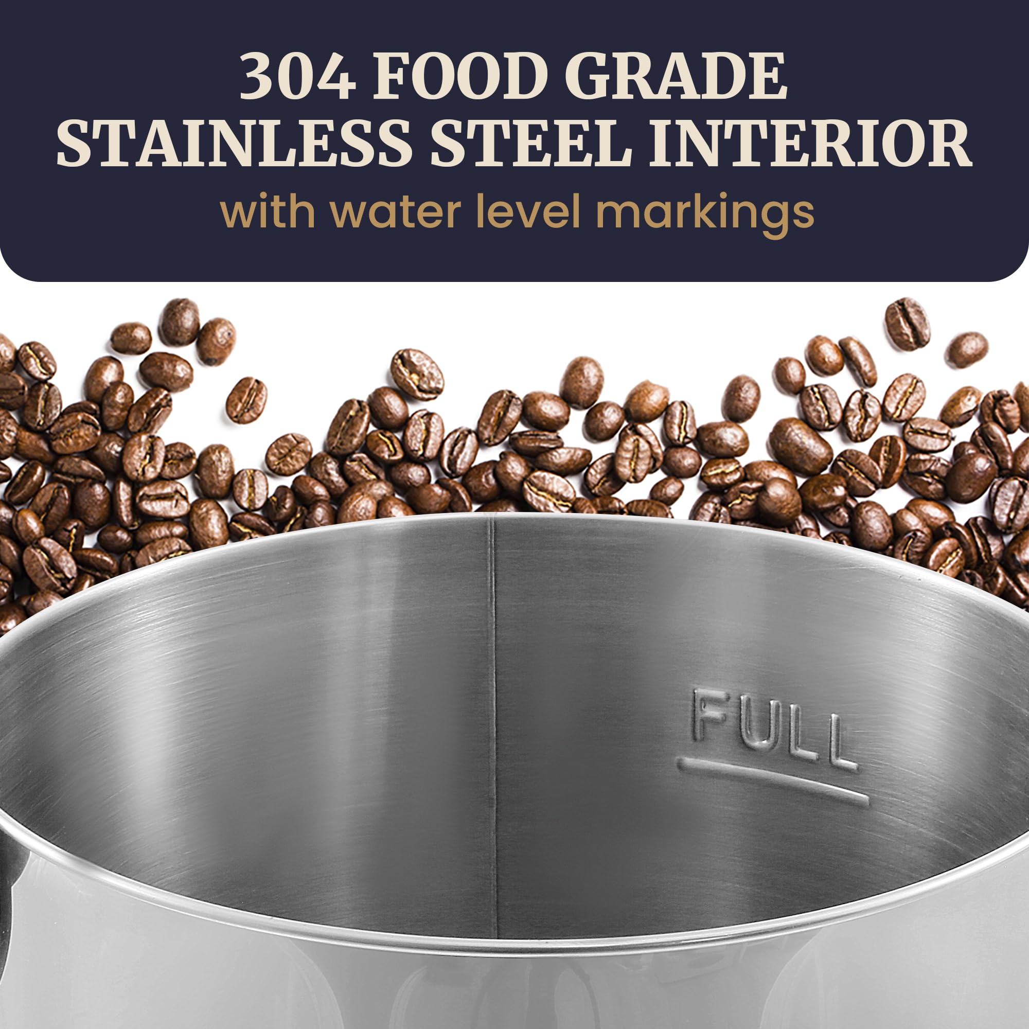 Foto 7 pulgar | Urna De Café Elite Gourmet Ccm040 De Acero Inoxidable  10 L  40 Tazas - Venta Internacional.