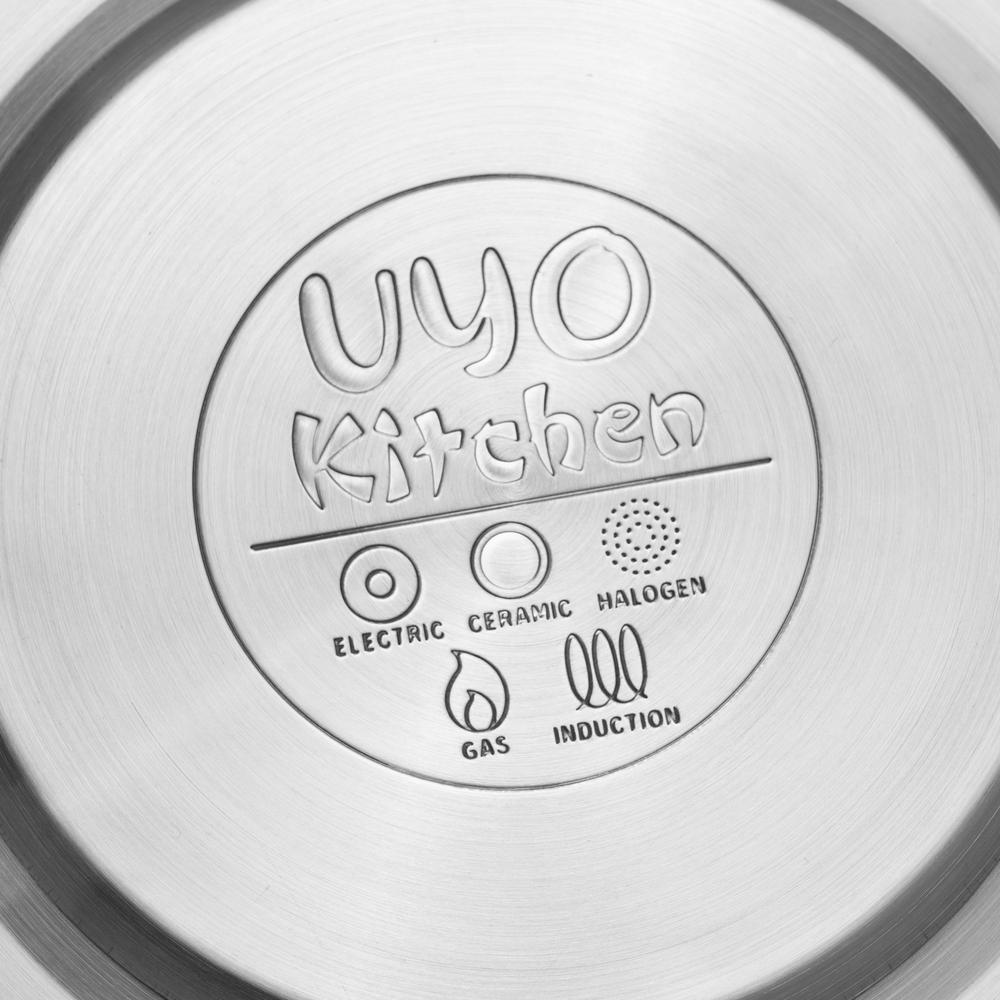 Foto 4 pulgar | Tetera de Acero Inoxidable Uyo Kitchen color Plata 3 L
