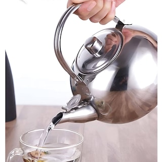 Foto 5 | Tetera de Acero Inoxidable con Infusor de 1 litro