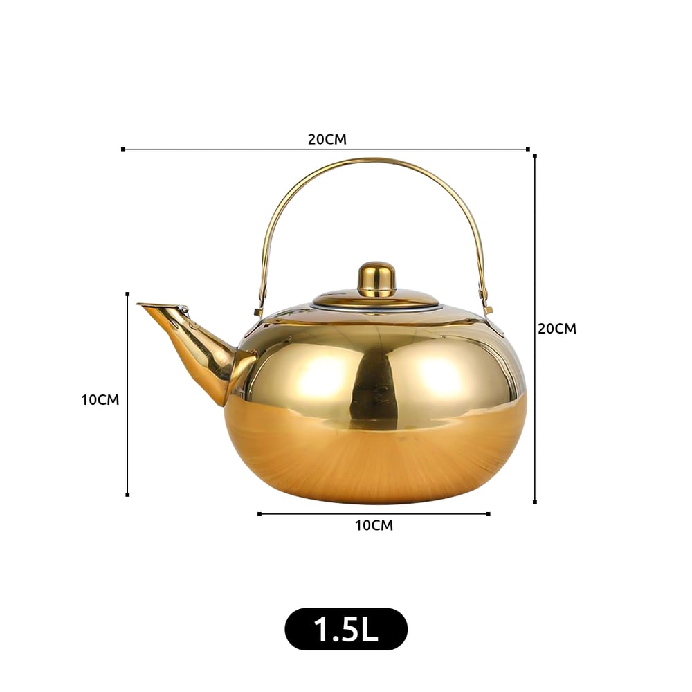 Foto 6 | Infusor De Té Teapot, Acero Inoxidable, 1,5 L, Con Filtro De Agua - Venta Internacional.