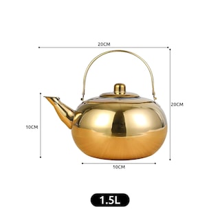 Foto 6 | Infusor De Té Teapot, Acero Inoxidable, 1,5 L, Con Filtro De Agua - Venta Internacional.