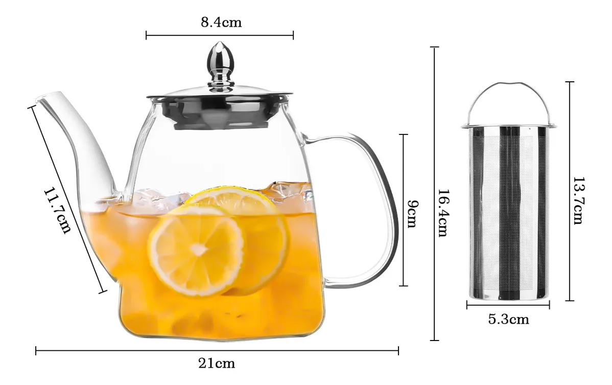 Foto 2 | Tetera Xtellar Para Té Y Café Color Transparente