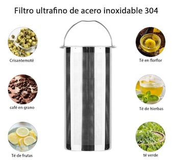 Foto 3 | Tetera Xtellar Para Té Y Café Color Transparente