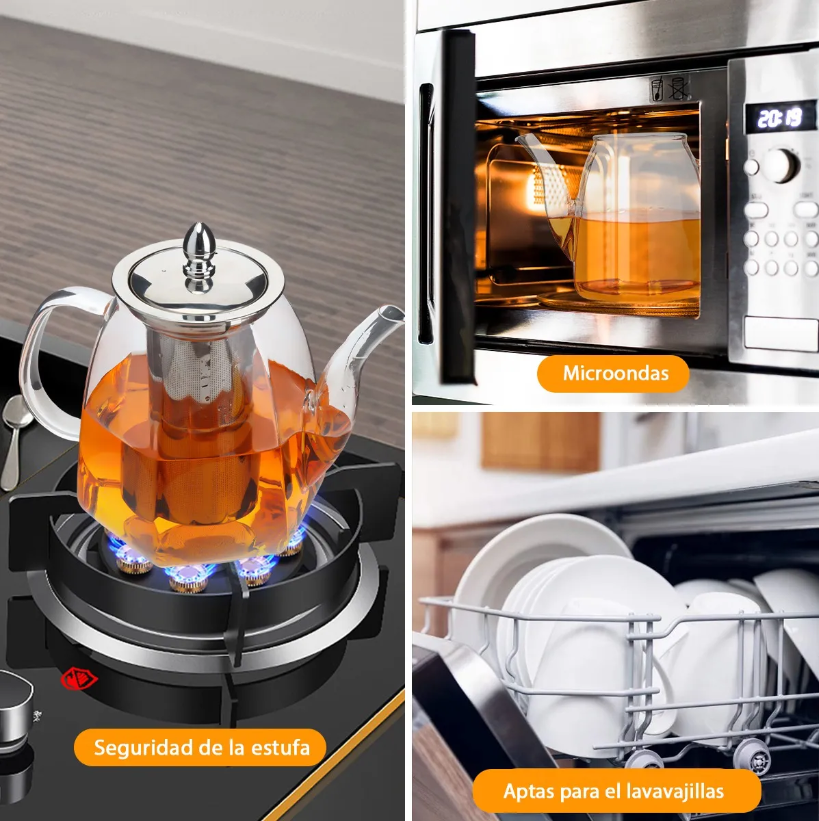 Foto 4 | Tetera Xtellar Para Té Y Café Color Transparente