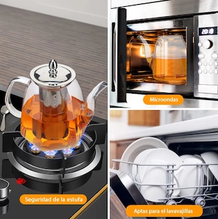 Foto 4 | Tetera Xtellar Para Té Y Café Color Transparente