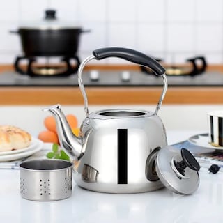 Foto 4 | Tetera Xtellar Hervidor De Acero Inoxidable Color Plata