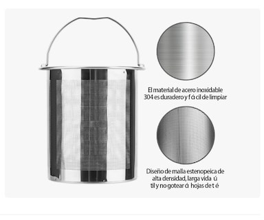 Foto 3 | Tetera Mágica Vidrio Infusiones Té 600ml Xtellar