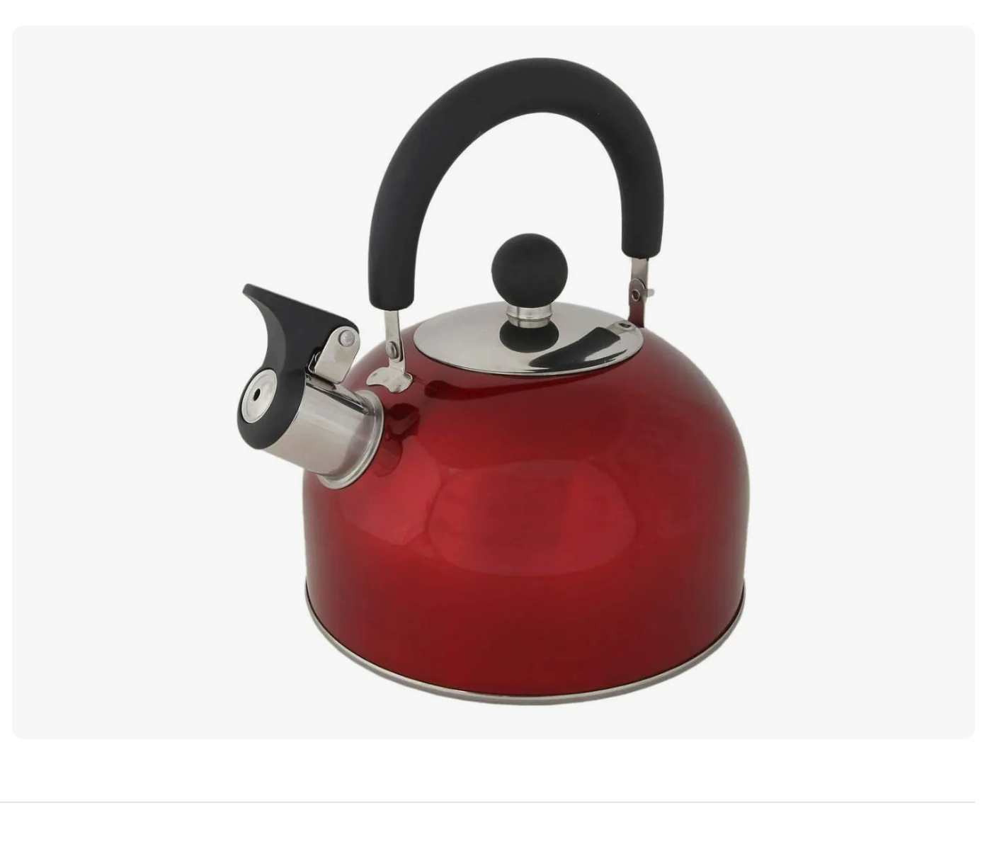 Tetera Silbadora Acero Inoxidable 3 Litros Con Tapa (rojo) Xtellar