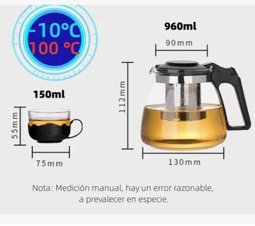 Foto 5 | Tetera Xtellar + Taza + Portavasos + Filtro Infusor Juego 10 Piezas