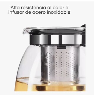 Foto 2 | Tetera Xtellar De Vidrio 1100 Ml Resistente Al Calor Filtro De Acero