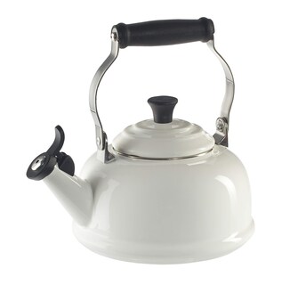 Foto 1 | Tetera Le Creuset Esmaltada Sobre Acero Silbado De 1,6 L, Color Blanco - Venta Internacional.