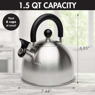 Foto 3 | Tetera Primula Stewart De Acero Inoxidable Apta Para Uso Alimentario, 1,5 L - Venta Internacional.