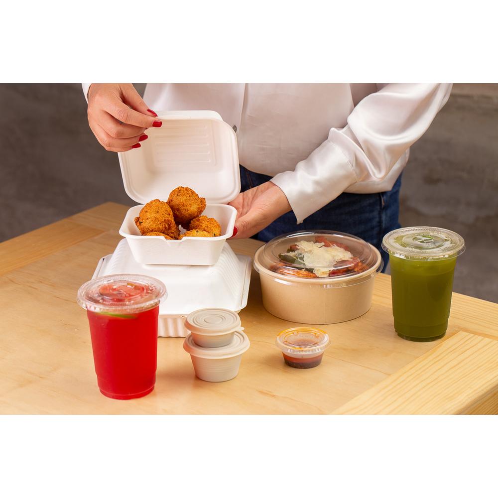 Foto 4 pulgar | Contenedores Desechables Kanogo Green Biodegradables 9x6x3 cm 125 Piezas