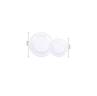 Foto 5 | Platos Desechables Elegantes Redondos 50 Piezas Transparente