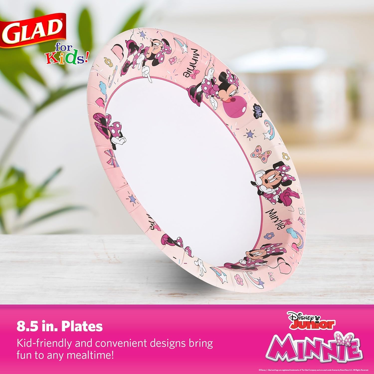 Foto 3 pulgar | Platos De Papel Glad Para Niños Disney Mickey & Friends, 21 Cm, 40 Unidades - Venta Internacional.
