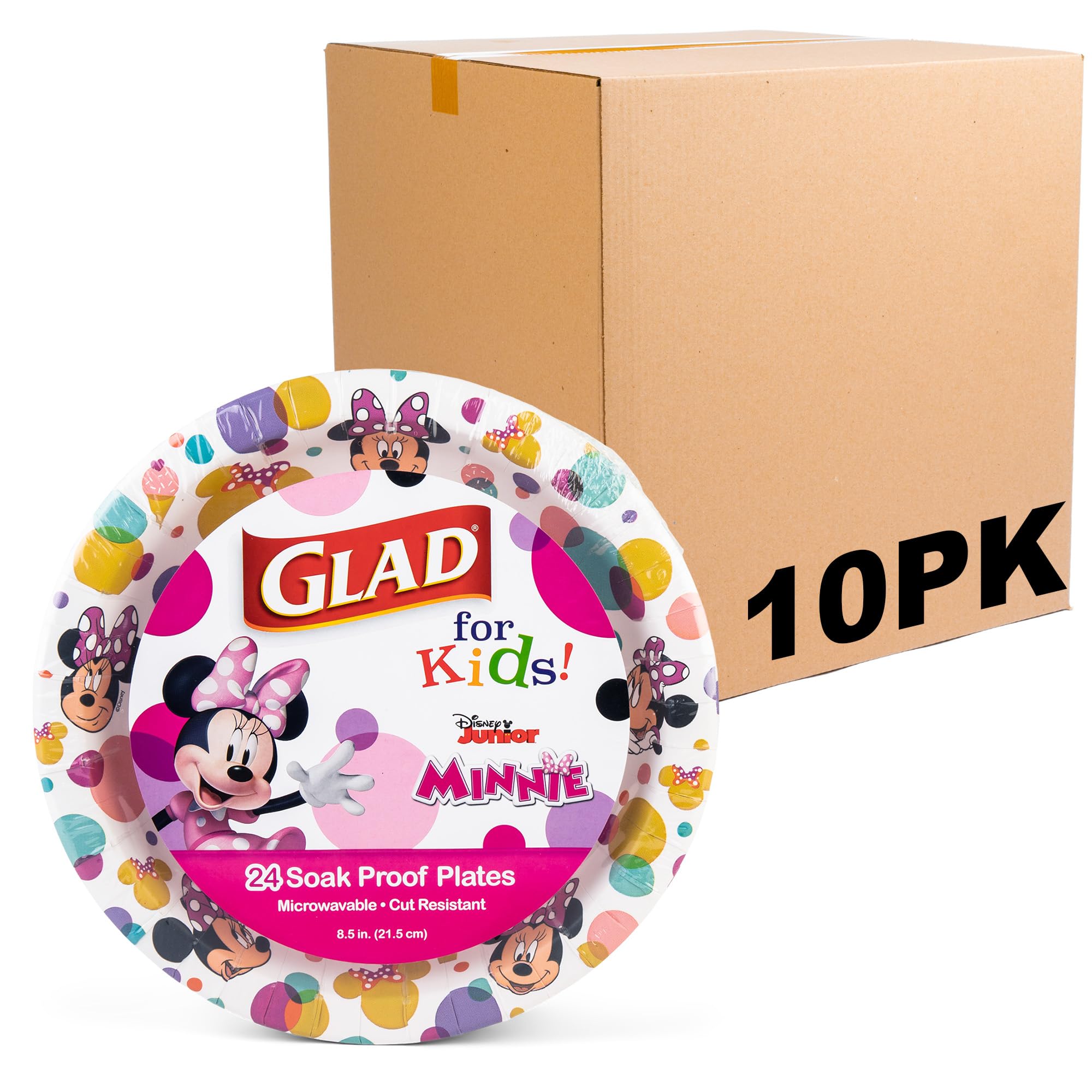 Foto 2 pulgar | Platos De Papel Glad For Kids Disney Mickey & Friends, 21 Cm, 24 Unidades - Venta Internacional.