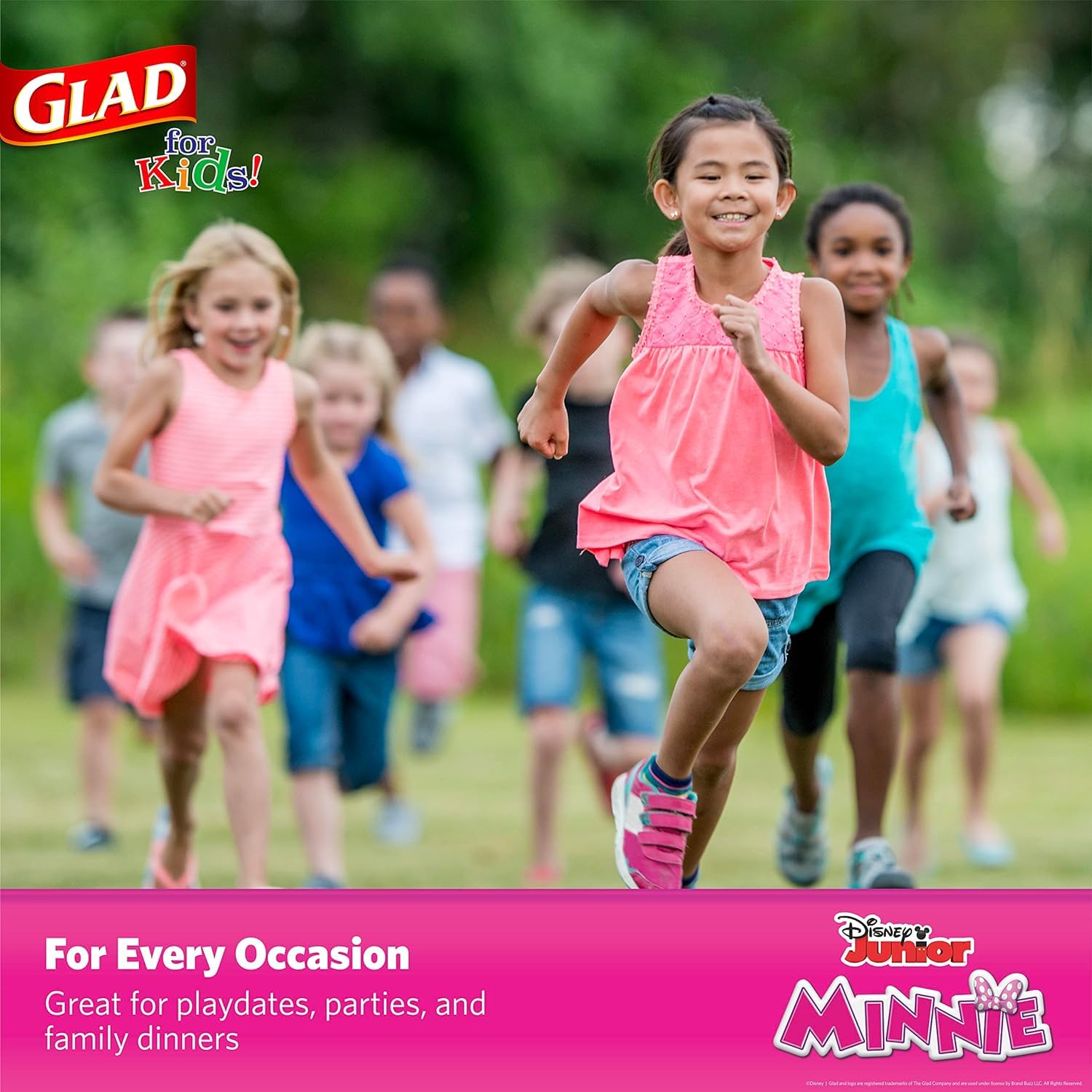 Foto 5 | Platos De Papel Glad For Kids Disney Mickey & Friends, 21 Cm, 24 Unidades - Venta Internacional.