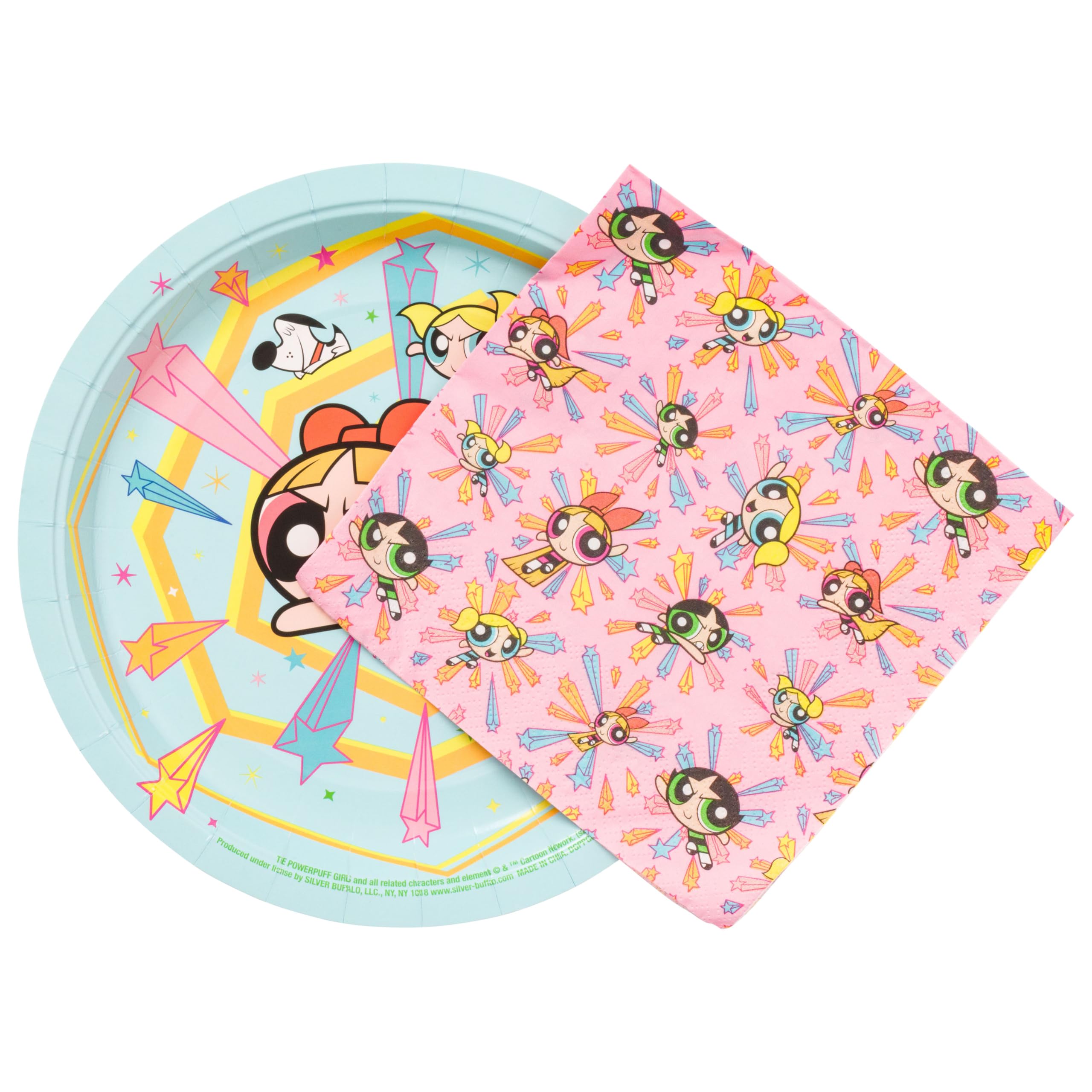 Foto 2 pulgar | Set De Fiesta Silver Buffalo The Powerpuff Girls, Paquete De 32 - Venta Internacional.
