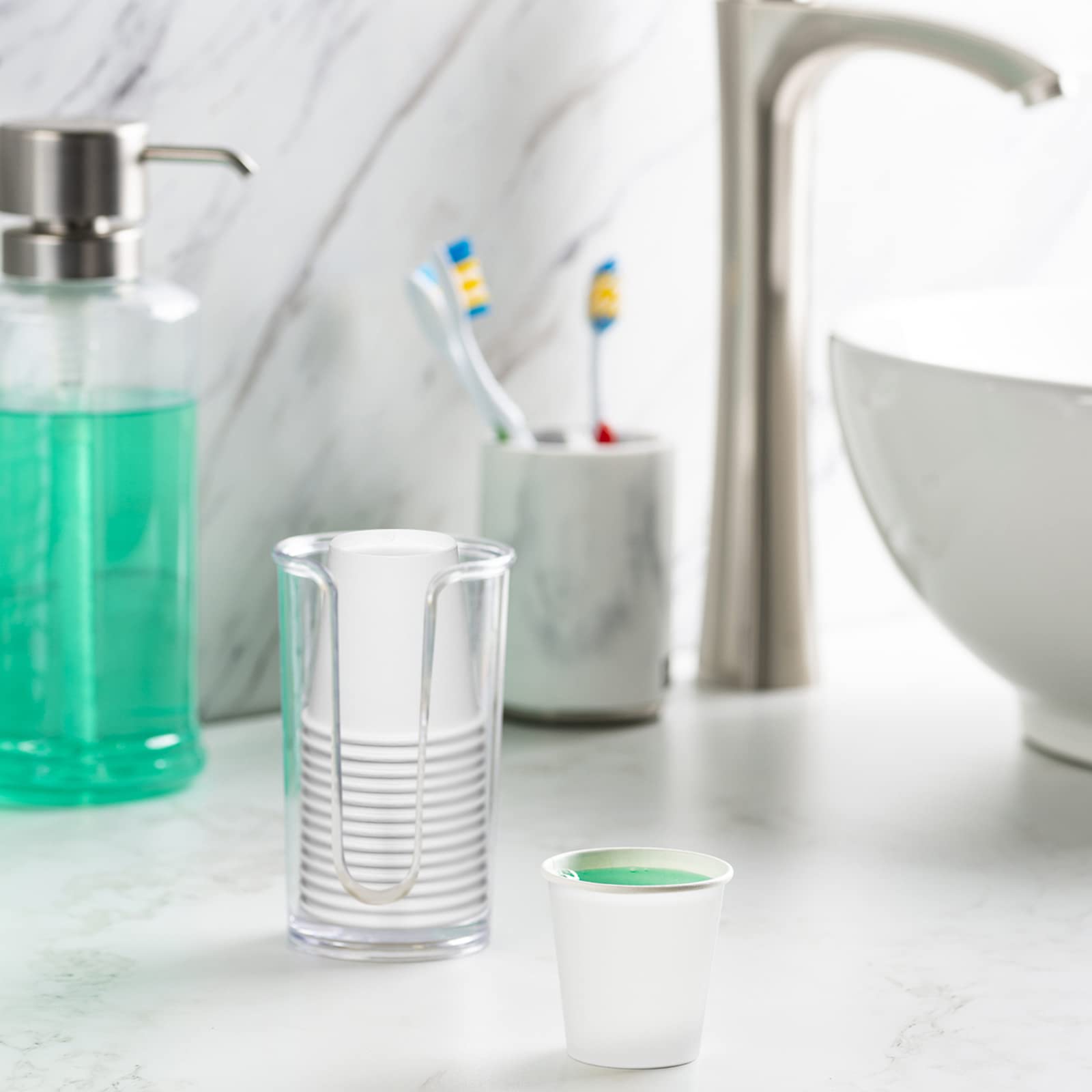 Foto 5 | Vasos De Papel Gusto De 3 Onzas, Blancos, Pequeños, Desechables (caja De 3000) - Venta Internacional.
