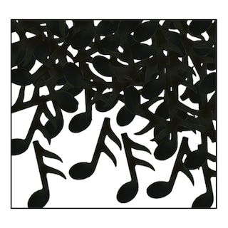 Foto 1 | Confetti Beistle Music Notes Black, 1 Paquete, 28 G - Venta Internacional.