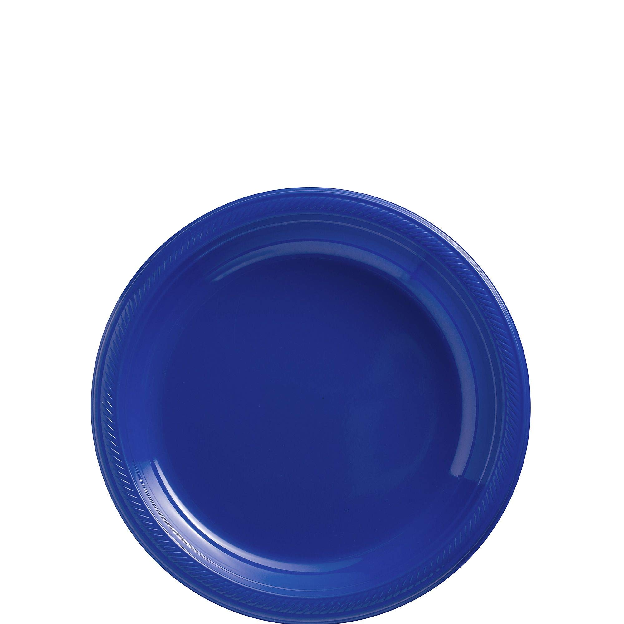 Foto 2 pulgar | Platos Desechables De Plástico Amscan Bright Royal Blue, 7 Pulgadas, 50 Unidades - Venta Internacional.