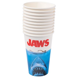 Foto 2 | Juego De Artículos De Fiesta Silver Buffalo Jaws, Paquete De 60 Con Platos, Servilletas Y Tazas - Venta Internacional.