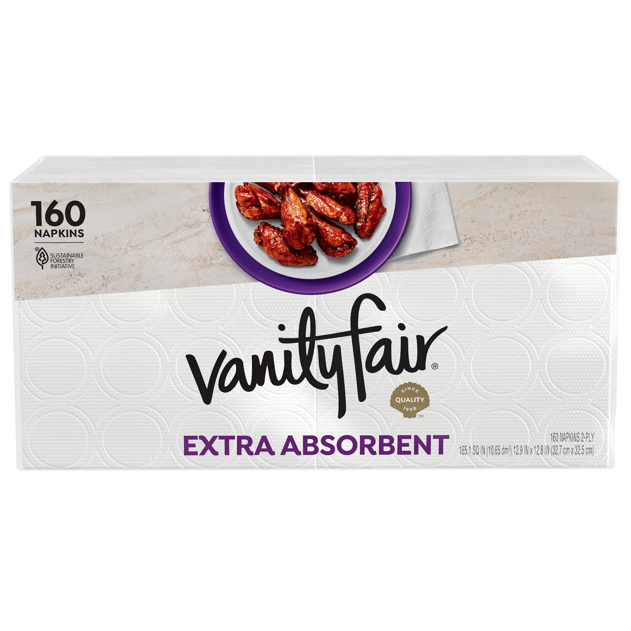Foto 2 pulgar | Servilletas De Papel Vanity Fair, Extra Absorbentes, 160 Unidades - Venta Internacional.