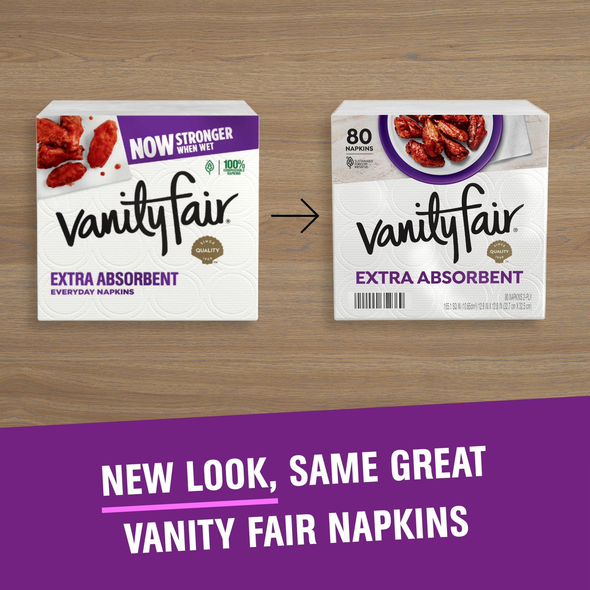 Foto 4 pulgar | Servilletas De Papel Vanity Fair, Extra Absorbentes, 160 Unidades - Venta Internacional.