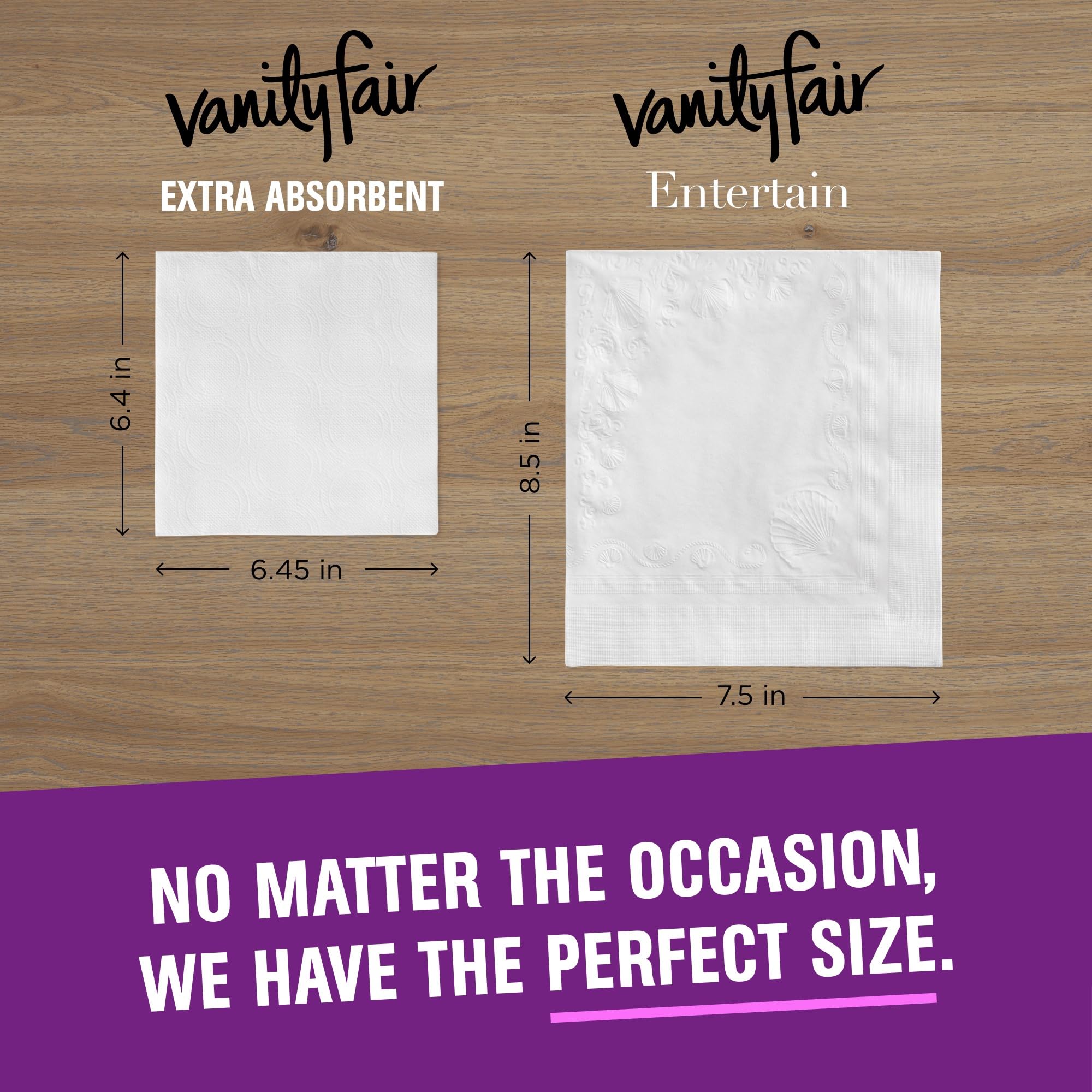 Foto 5 pulgar | Servilletas De Papel Vanity Fair, Extra Absorbentes, 160 Unidades - Venta Internacional.