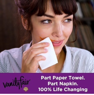 Foto 2 | Servilleta De Papel Vanity Fair Extra Absorbente 640 Dinner, 13 X 12,7 Cm - Venta Internacional.