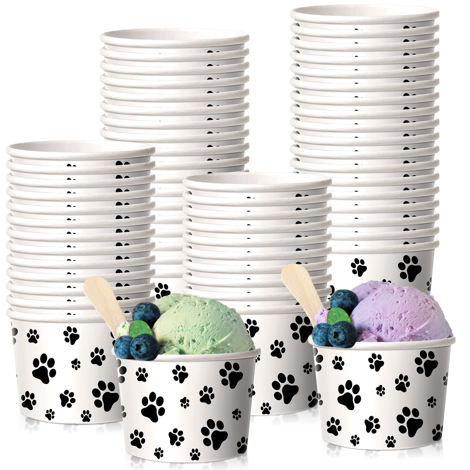 Foto 2 pulgar | Vasos para Helado Estampado Patelai 240 Ml 50 Unidades - Venta Internacional