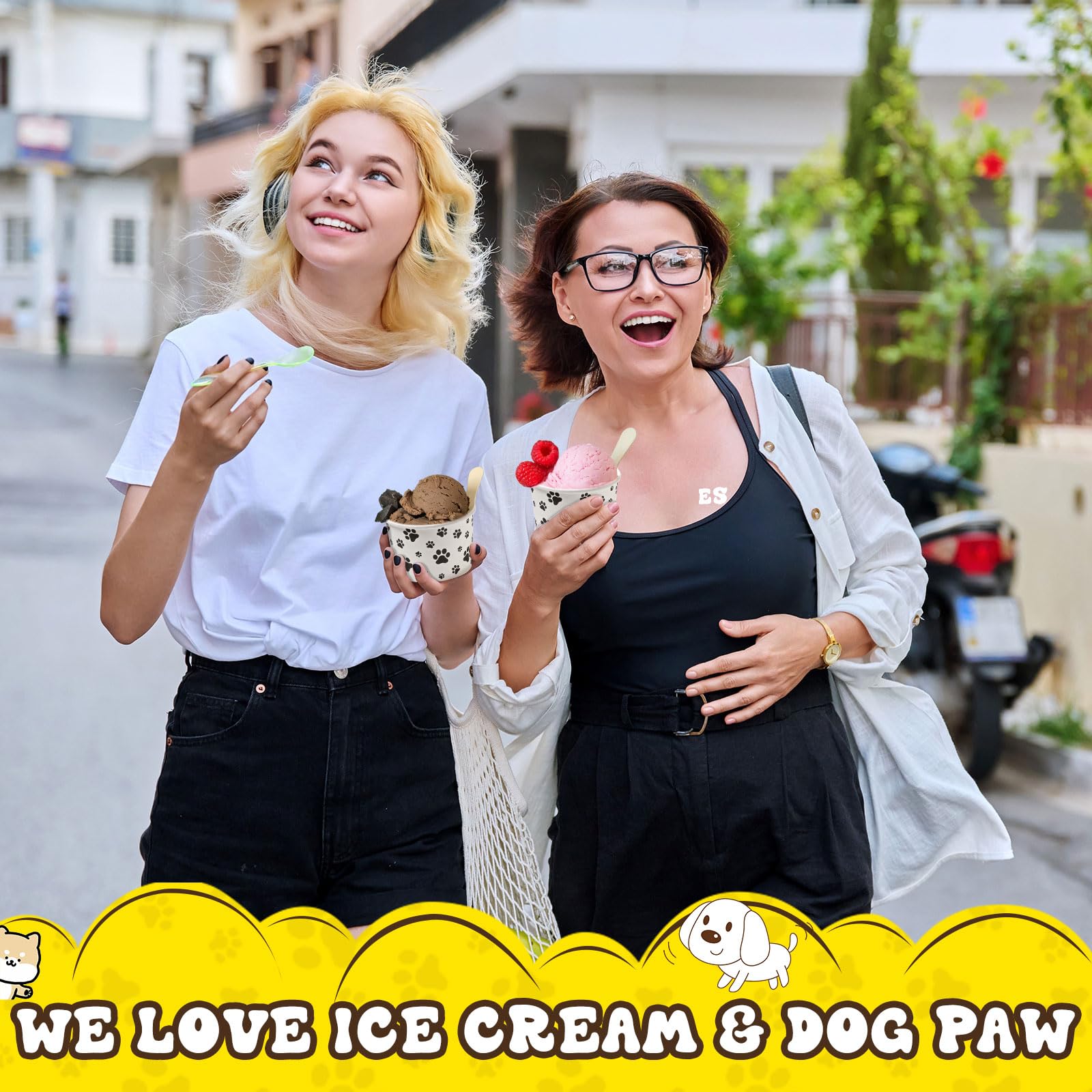 Foto 4 | Vasos para Helado Estampado Patelai 240 Ml 50 Unidades - Venta Internacional