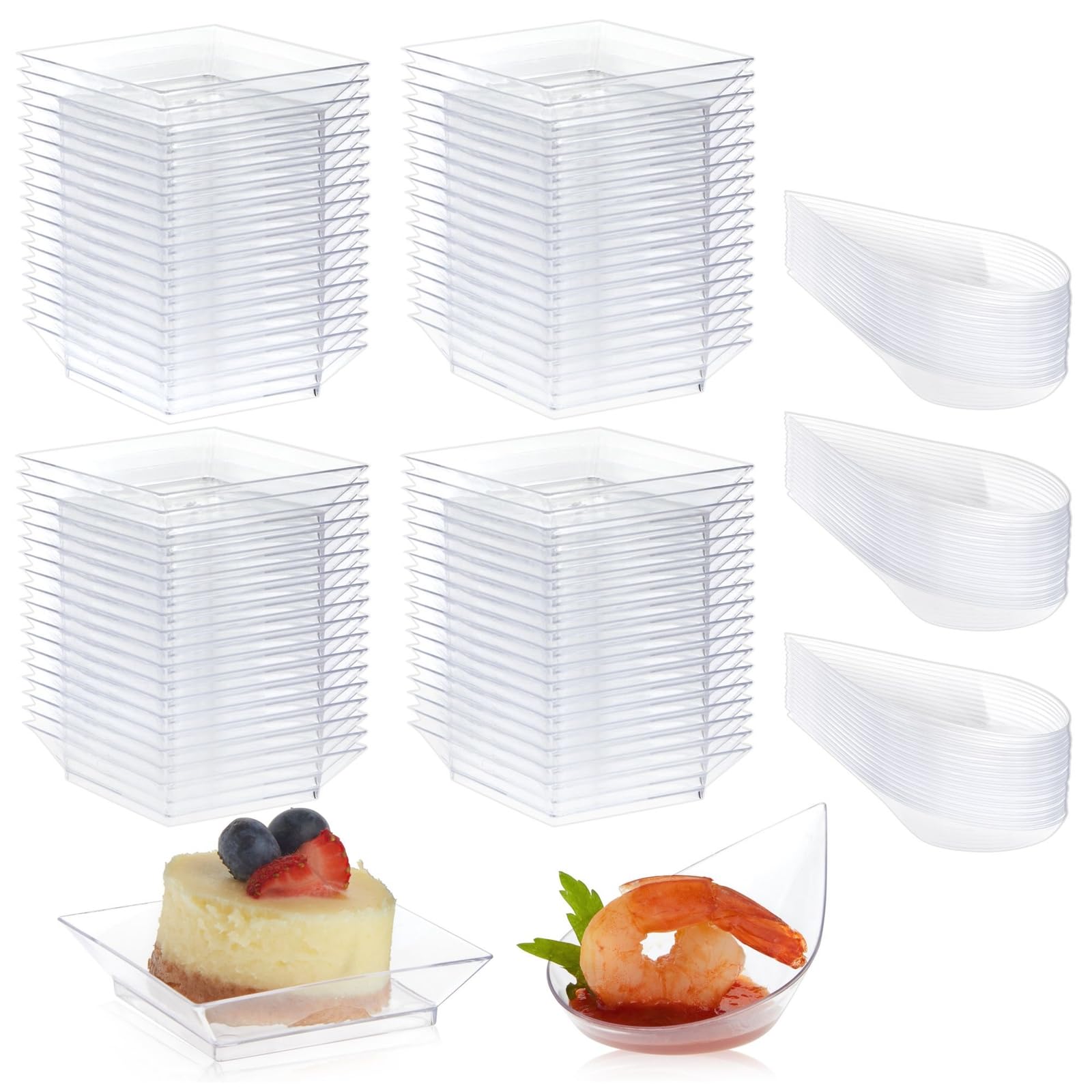 Foto 2 pulgar | Platos para Aperitivos Juvale 72 Piezas-Venta Internacional