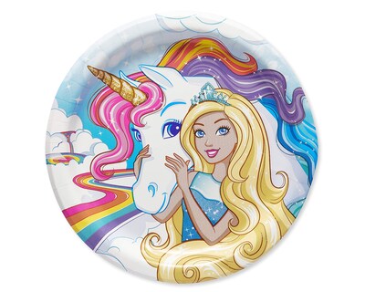 Foto 1 | Platos Llanos Para Barbie, 36 Unidades, Artículos Para Fiestas, American Greetings - Venta Internacional.