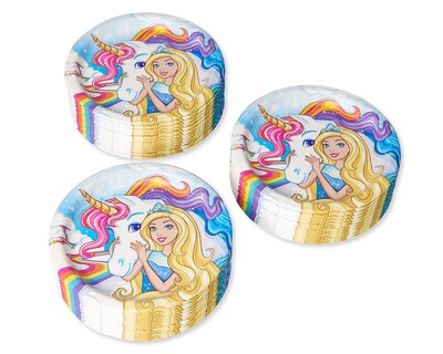 Foto 2 | Platos Llanos Para Barbie, 36 Unidades, Artículos Para Fiestas, American Greetings - Venta Internacional.