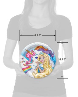 Foto 3 | Platos Llanos Para Barbie, 36 Unidades, Artículos Para Fiestas, American Greetings - Venta Internacional.