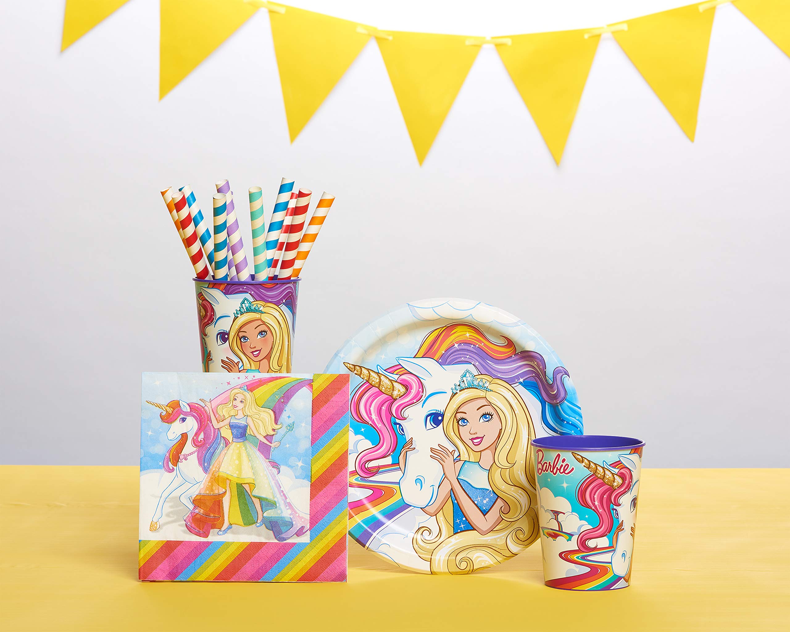 Foto 4 | Platos Llanos Para Barbie, 36 Unidades, Artículos Para Fiestas, American Greetings - Venta Internacional.