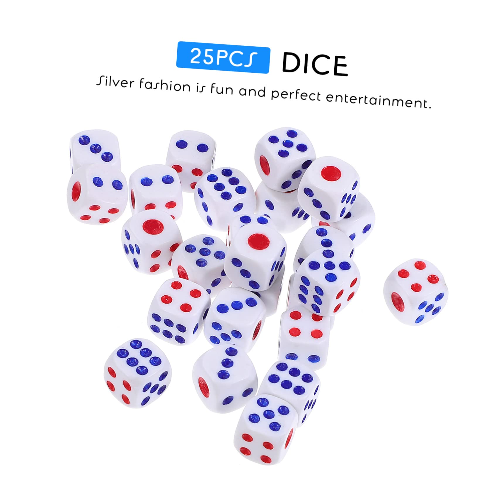 Foto 4 | Juego De Tazas Para Dados Feltechelectr, 5 Juegos Con 25 Dados De Plástico Negro - Venta Internacional.