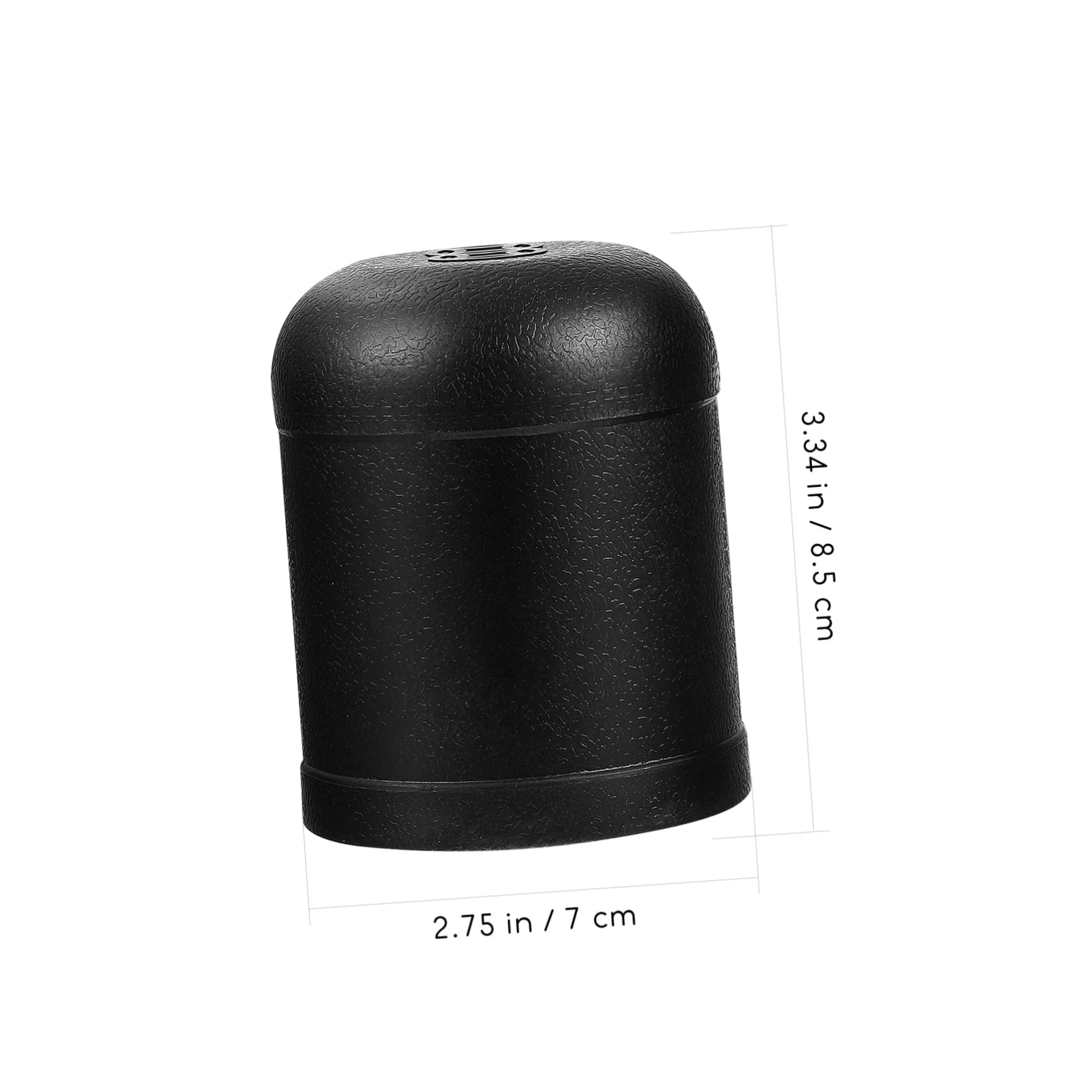 Foto 6 pulgar | Juego De Tazas Para Dados Feltechelectr, 5 Juegos Con 25 Dados De Plástico Negro - Venta Internacional.