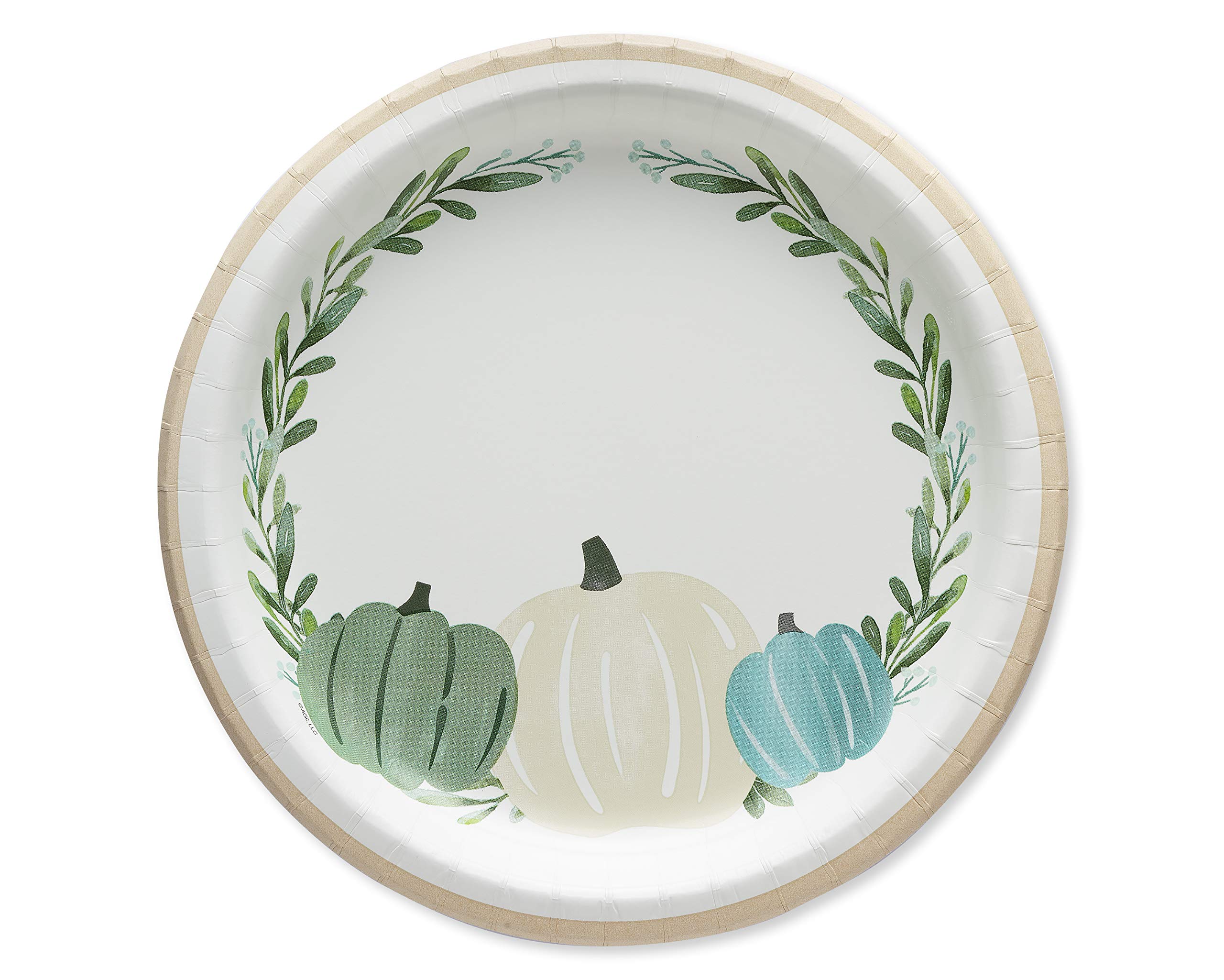 Foto 2 pulgar | Platos Llanos American Greetings Pumpkin, 23 Cm, 36 Unidades - Venta Internacional.