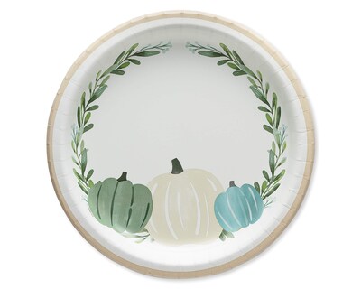 Foto 1 | Platos Llanos American Greetings Pumpkin, 23 Cm, 36 Unidades - Venta Internacional.
