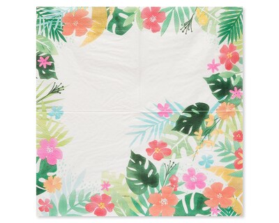 Foto 2 | Servilletas De Almuerzo American Greetings Tropical Luau Supplies Para Fiestas - Venta Internacional.