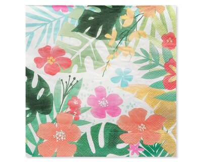 Foto 3 | Servilletas De Almuerzo American Greetings Tropical Luau Supplies Para Fiestas - Venta Internacional.