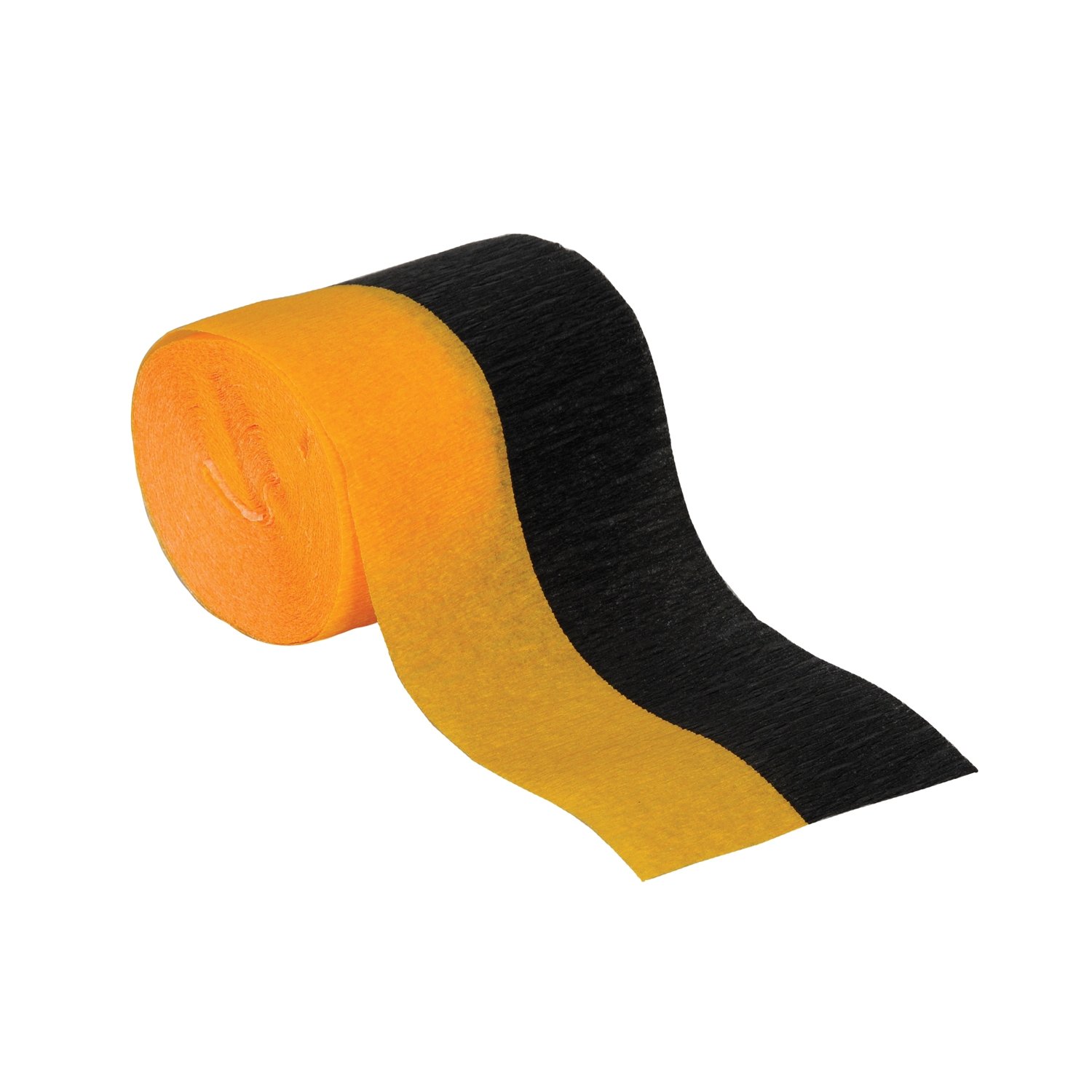 Party Accessory Crepe Streamer Con Forma De Serpentina Negra Y Dorada - Venta Internacional.